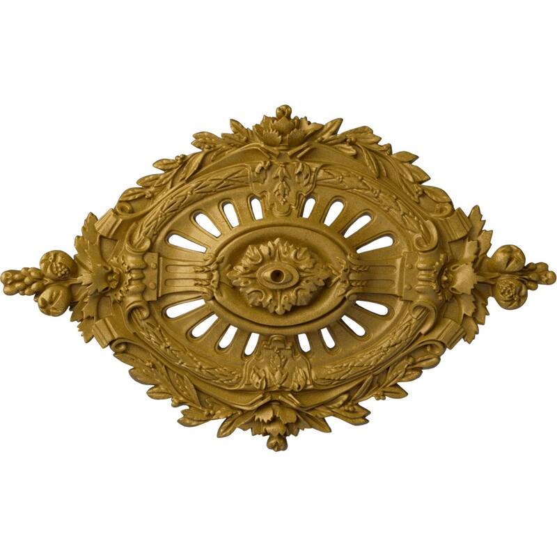 35 7/8"W x 22 1/2"H x 4 3/8"P Antonio Ceiling Medallion