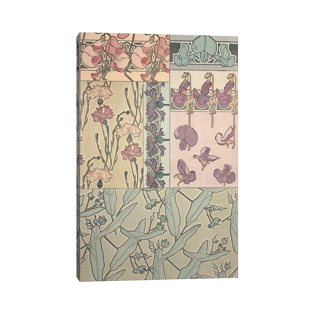 iCanvas "Plate 41 from 'Documents Decoratifs', 1902 " by Alphonse Mucha Canvas Print