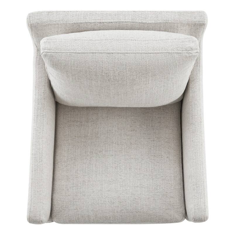 Hailey Dining Arm Chair with Caster Wheels Fabric Fully Assembled