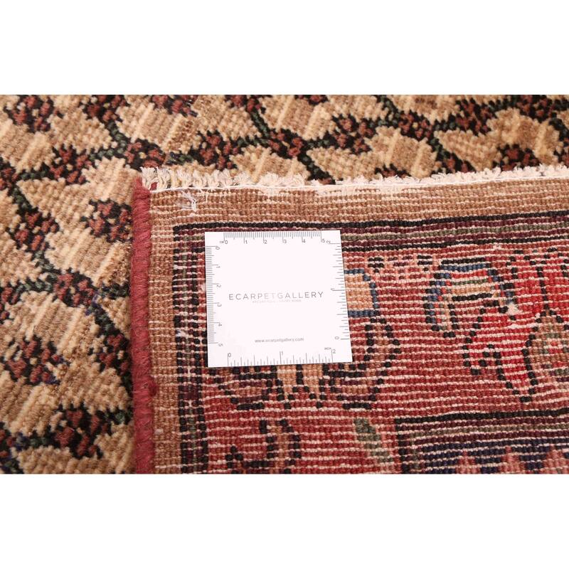 ECARPETGALLERY Hand-knotted Andelz Light Brown Wool Rug - 3'7 x 9'5