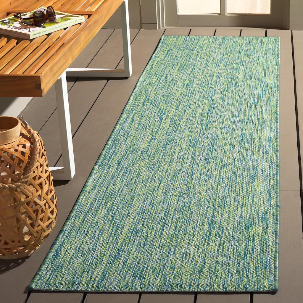 SAFAVIEH Courtyard Begajeta Indoor/Outdoor Waterproof Patio Backyard Rug. - 2'3" x 6'7" Runner