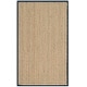 preview thumbnail 39 of 144, SAFAVIEH Natural Fiber Oceana Herringbone Seagrass Rug 2'6" x 4' - Natural/Blue