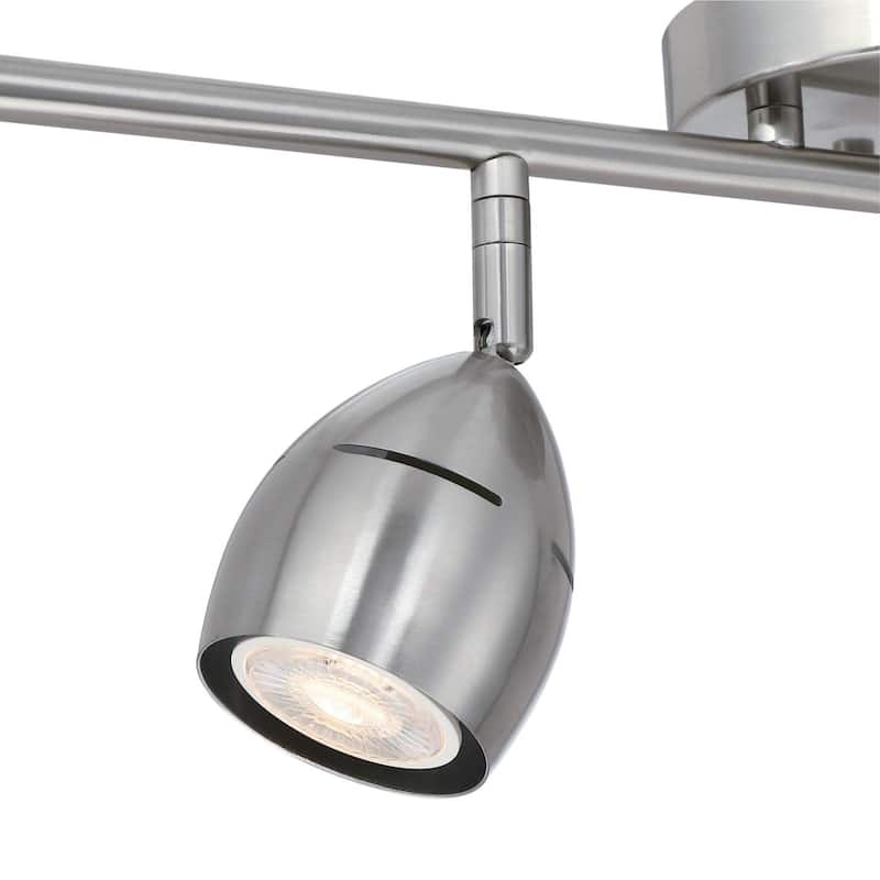 Westinghouse Lighting Borgata Four Light LED Track Light Kit, Brushed Nickel Finish - Brushed Nickel - 4-Light
