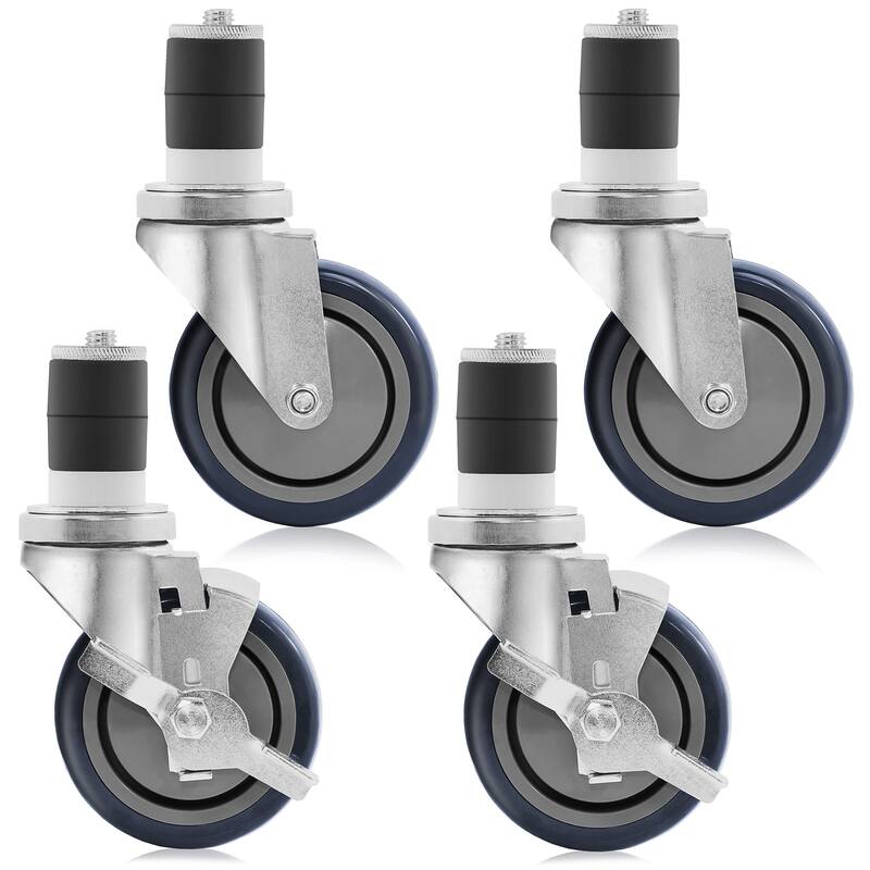 30 x 24in NSF Stainless Steel Prep Table with Casters