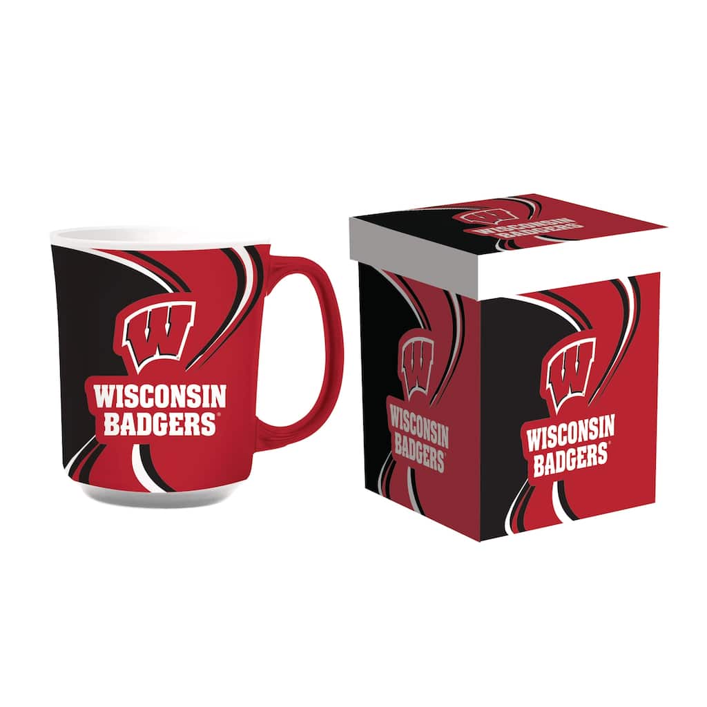 University of Wisconsin - Madison, 14 oz Ceramic Coffee Mug w/ Gift Box