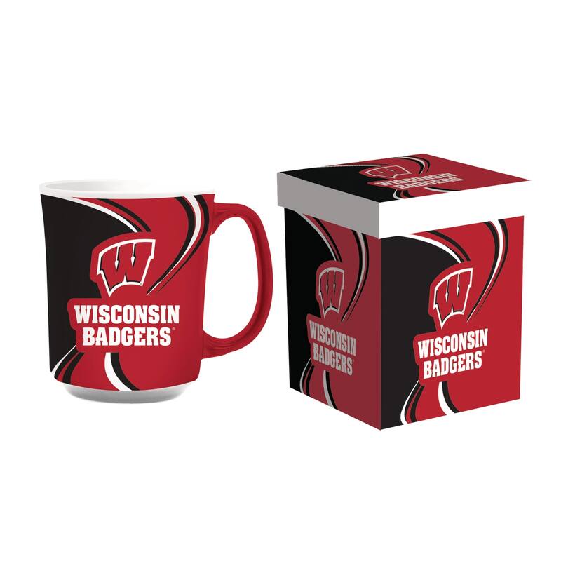 University of Wisconsin - Madison, 14 oz Ceramic Coffee Mug w/ Gift Box
