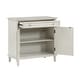 preview thumbnail 5 of 6, Coast to Coast Rollins 2 Door 1 Drawer Cabinet Antique White Oval