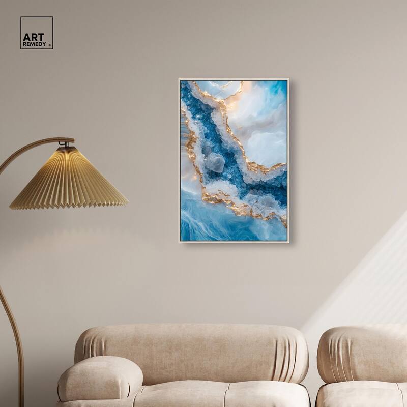 Molten Topaz I Canvas by Art Remedy