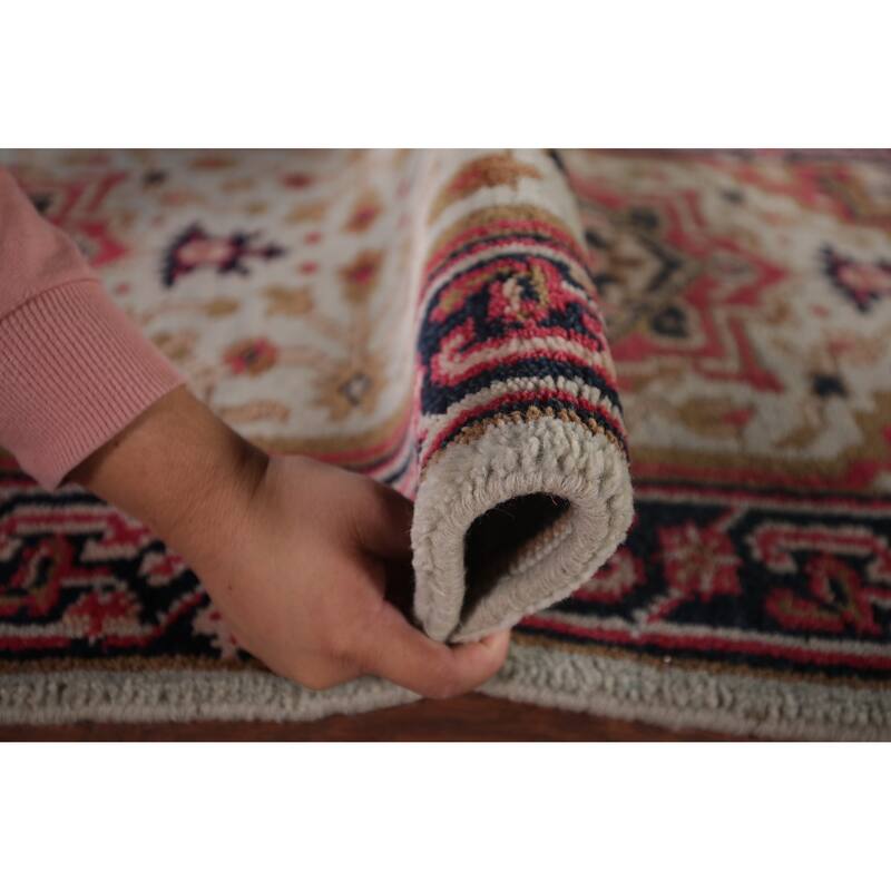 Kazak Indian Runner Rug Hand-Knotted Wool Carpet - 2'7"x 8'0"