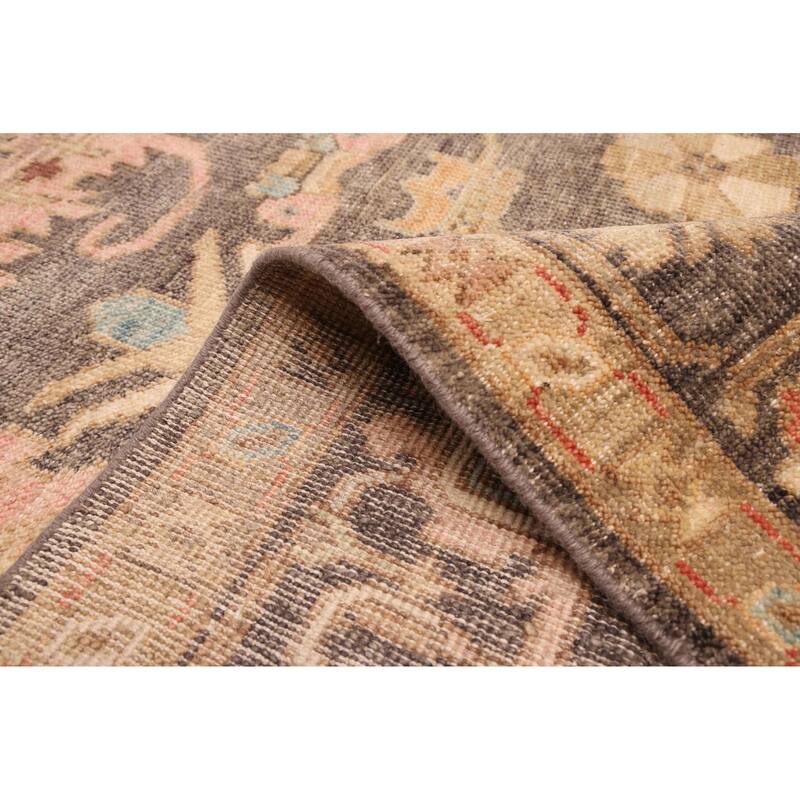 ECARPETGALLERY Hand-knotted Jules Serapi Charcoal Wool Rug - 9'7 x 14'4