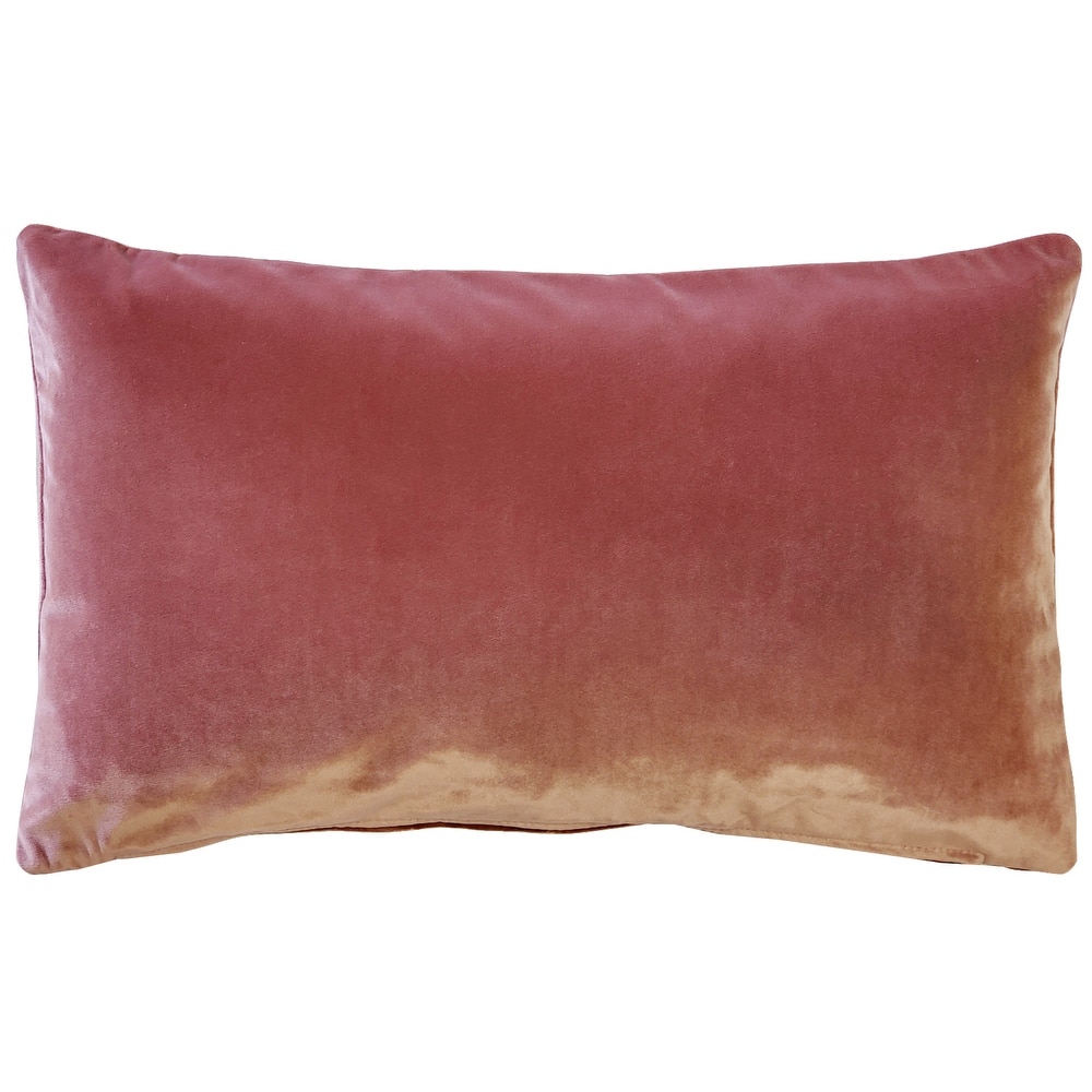 Pillow Decor Castello Soft Velvet Throw Pillows (3 Sizes, 18 Colors)
