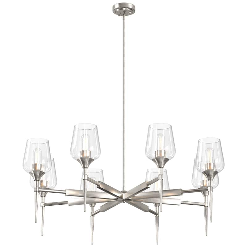 8 - Light Dimmable Classic Traditional Chandelier