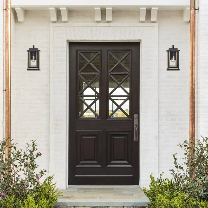Design House 588707-BGD Hayward 15" Tall Outdoor Wall Sconce