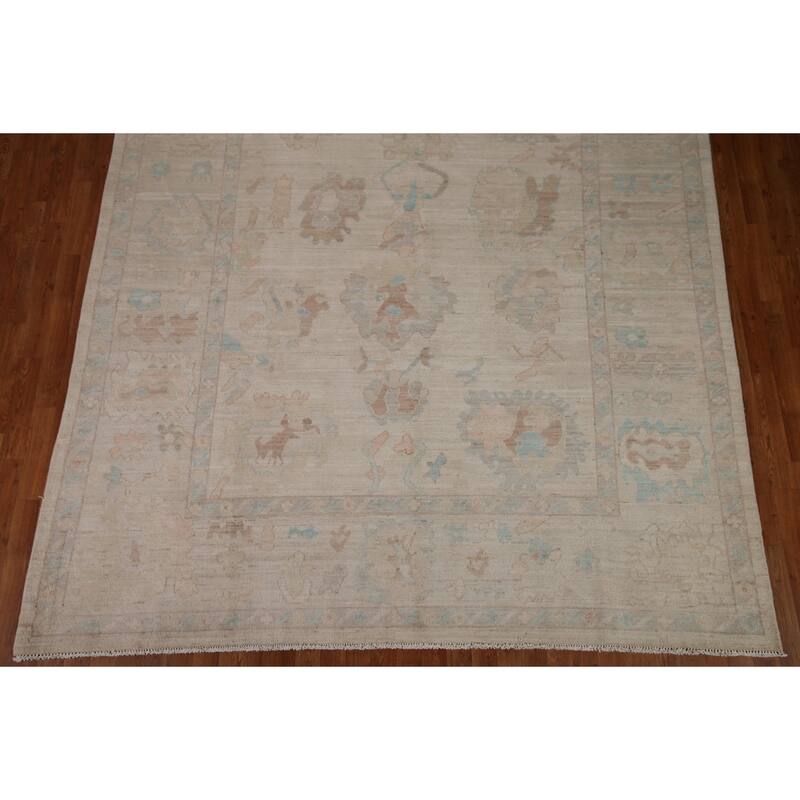 Vegetable Dye Oushak Rug Hand-knotted Wool Carpet - 8'3"x 10'0"