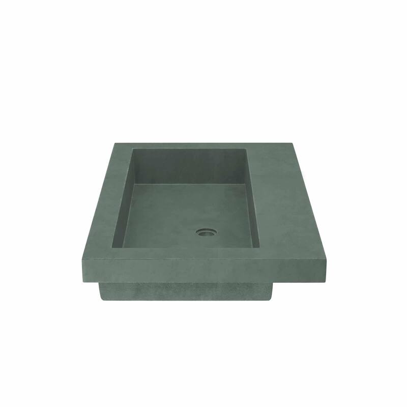 Native Trails NativeStone 30" Rectangular Stone Composite Drop In
