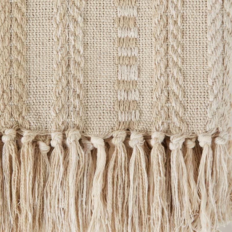 DII Braided Stripe Decorative Throw