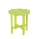 preview thumbnail 19 of 33, Laguna 18-inch Poly Eco-Friendly All Weather Round Side Table Lime