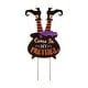 preview thumbnail 29 of 84, Glitzhome Halloween LED Ghost Cat Pumpkin Nutcracker Yard Stakes Standing Sign Hanging Decor