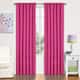 Eclipse Kendall Blackout Window Curtain Panel - 84 Inches - Raspberry