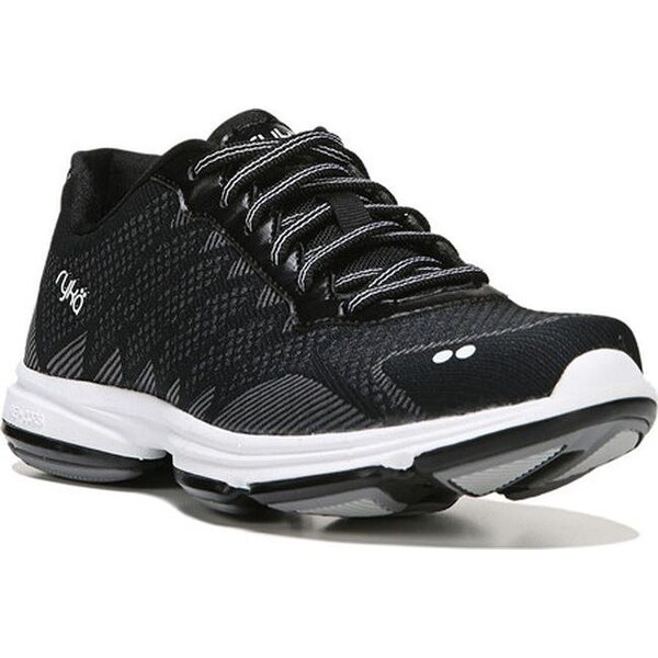 Shop Ryka Women's Dominion Walking Shoe Black/White Overstock 18821867