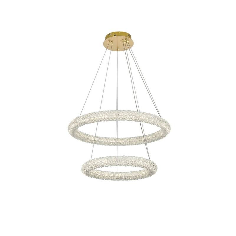 Indigo Home 28 inch Adjustable LED Chandelier