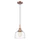Option Antique Copper / Clear Deco Swirl Shade