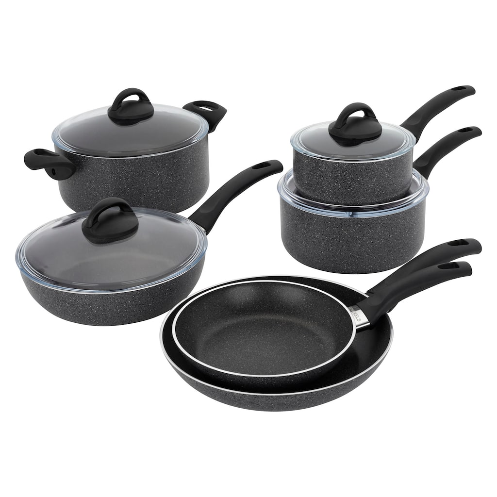 Henckels Everlift 10-pc Granitium Nonstick Cookware Set - Gray