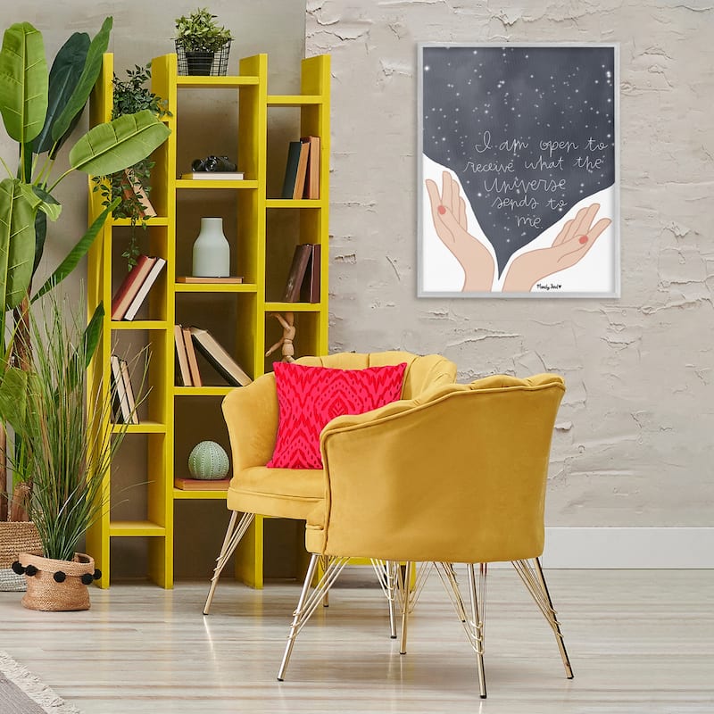 Stupell Receive What Universe Sends Framed Giclee Art Design By Mandy Ford Art + Illustration