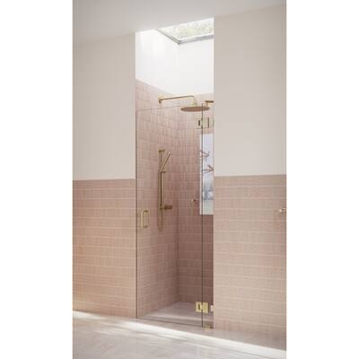 Glass Warehouse 78" x 34" Frameless Shower Door - Glass Hinge