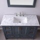 preview thumbnail 35 of 116, Altair Isla Single Bathroom Vanity Set and Aosta White Countertop without Mirror