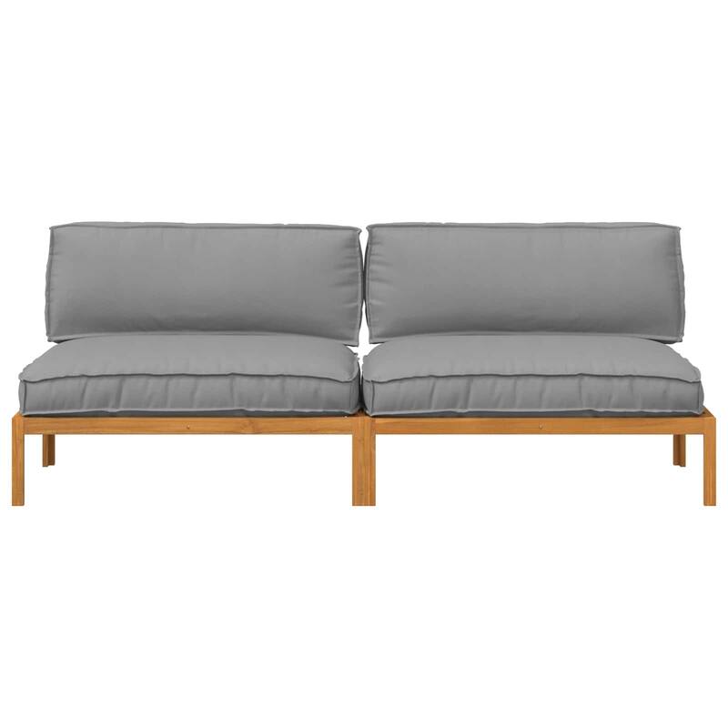 vidaXL Sofa Set in Solid Acacia Wood