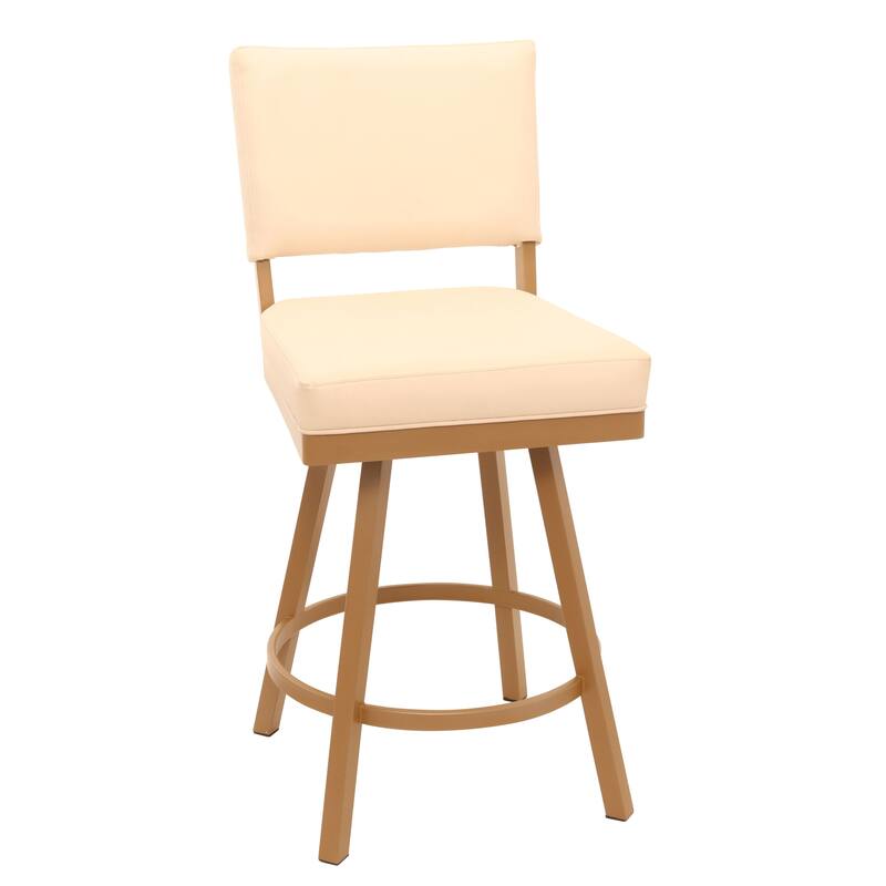 Tempo Furniture Emerson Swivel 26" Counterstool w/ Fully Welded Metal Frame (Commercial Grade) by Furnish Theory (Var. Colors)