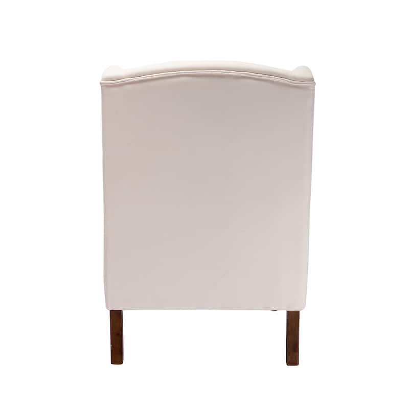 Porthos Home Jacy Accent Chair, Fabric Upholstery, Rubberwood Legs