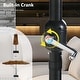 preview thumbnail 5 of 8, MAISON ARTS 15-foot Rectangular Crank Double-sided Outdoor Market Umbrella Solar LED Lighted Patio Umbrella with Base Included