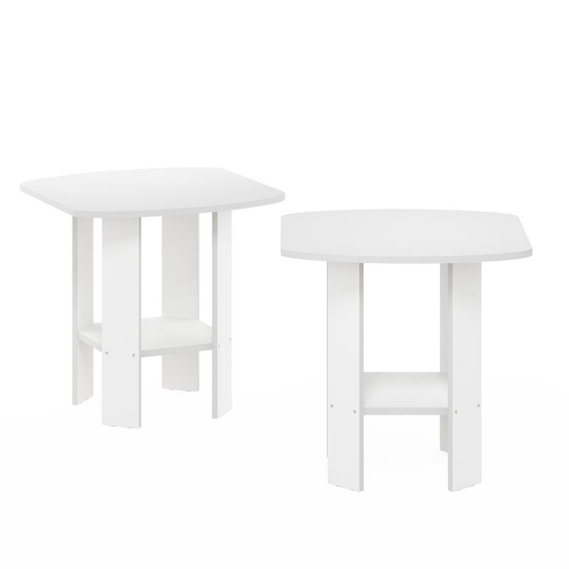 Furinno Simple Design End/SideTable, Set of 2