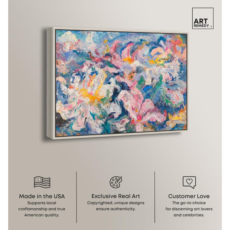 Pastel Riot II Canvas by Art Remedy