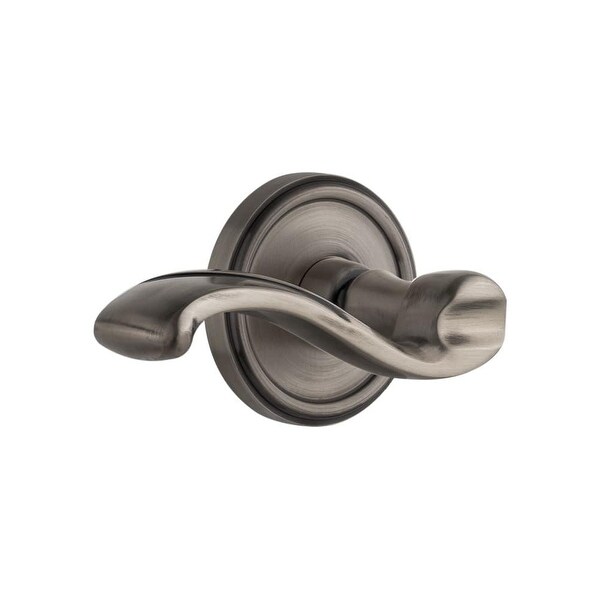 Grandeur GEOPRT_DD_NA Georgetown Solid Brass Rose Dummy Lever Set with Portofino Lever