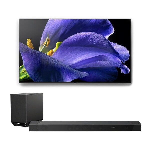 Sony XBR-55A9G 55" BRAVIA OLED 4K UHD HDR TV with HT-ST5000 7.1.2ch 800W Dolby Atmos Sound Bar