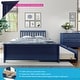preview thumbnail 59 of 62, Max and Lily Slat Headboard Full Bed with Trundle