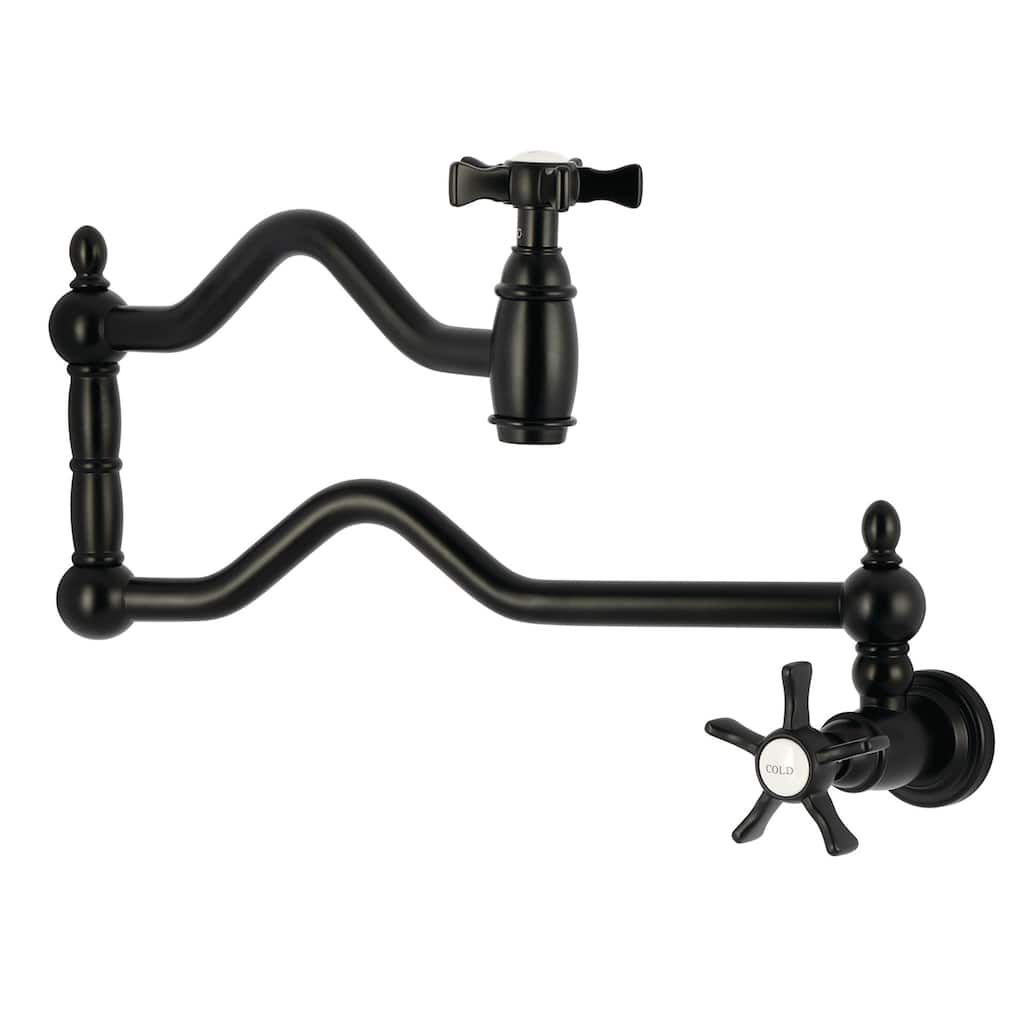 Kingston Brass KS210.NX Hamilton 4.5 GPM Wall Mounted Single Hole Pot