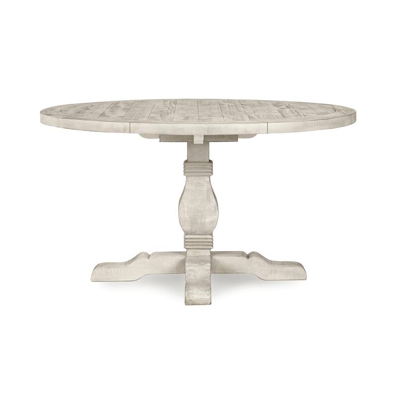 Quincy 55" Round Dining Table in Nordic Ivory by Kosas Home