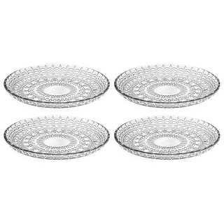 Majestic Gifts Inc.Glass Salad/ Dessert Plates -7" Diameter-Set/4