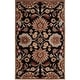 preview thumbnail 27 of 122, Patchway Handmade Classic Floral Wool Area Rug 10' x 14' - Black - Rectangle