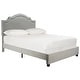 preview thumbnail 5 of 6, SAFAVIEH Theron Grey Bed (Full)