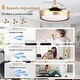 preview thumbnail 60 of 71, Bella Depot 36" Modern Retractable Ceiling Fan with Dimmable Led Light, Remote and APP Control 6-Speed Reversible DC Motor