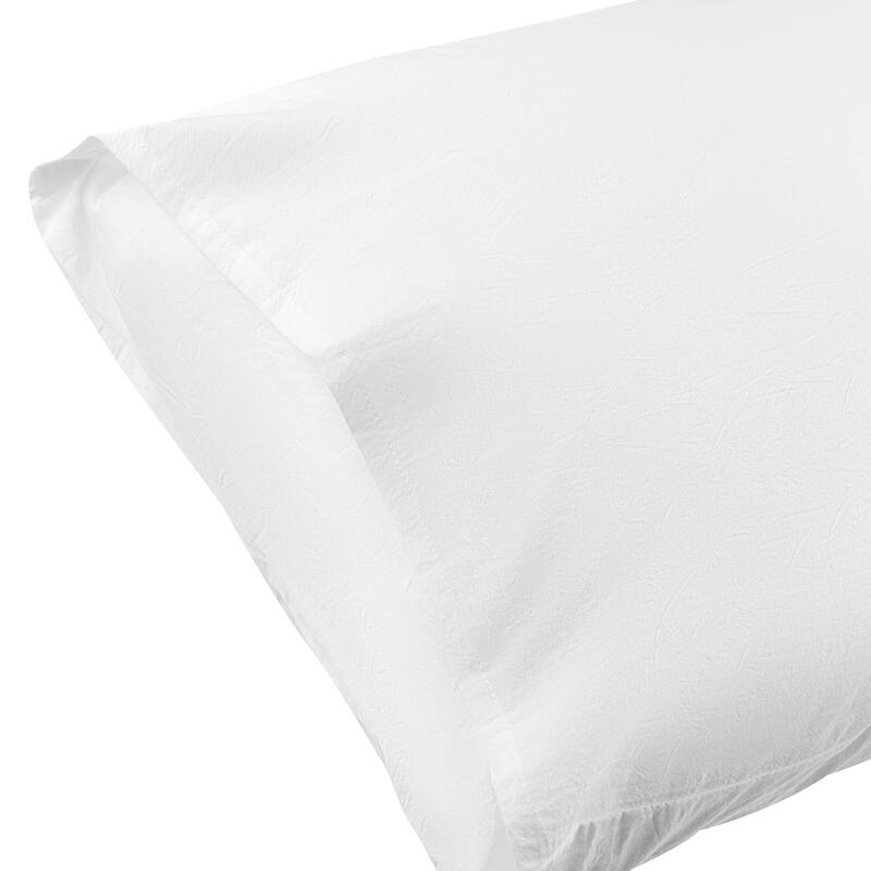 Polyester Envelope Closure Soft and Breathable Pillowcases 2 Pcs - White