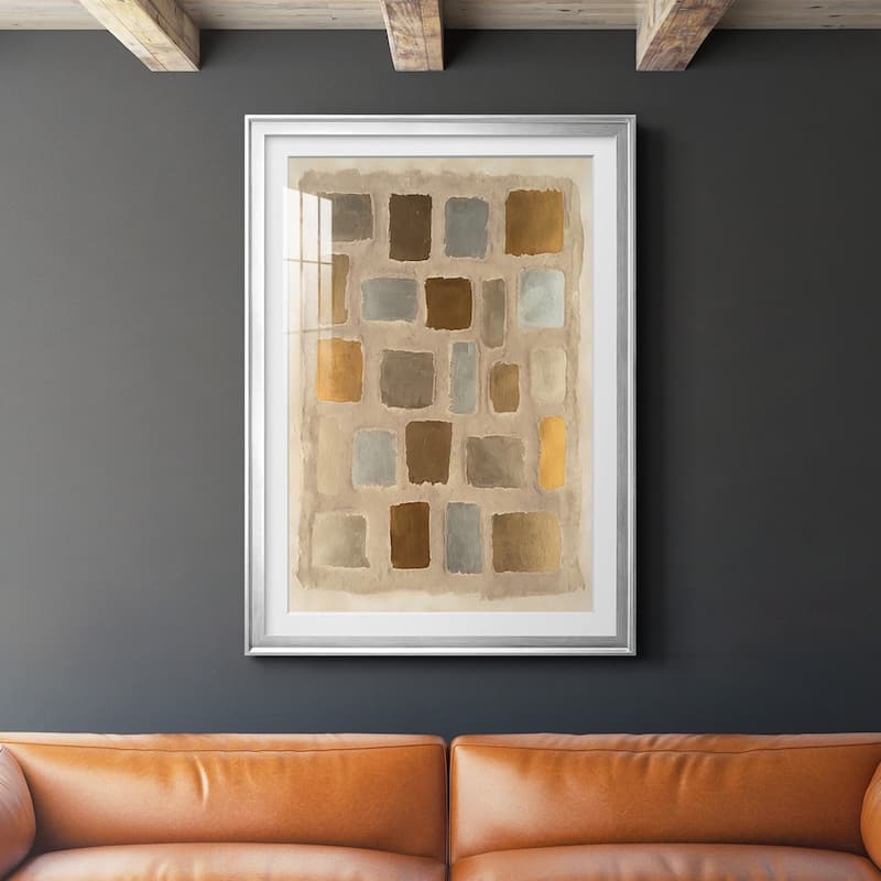 Sand Shaped II Premium Framed Print - Ready to Hang