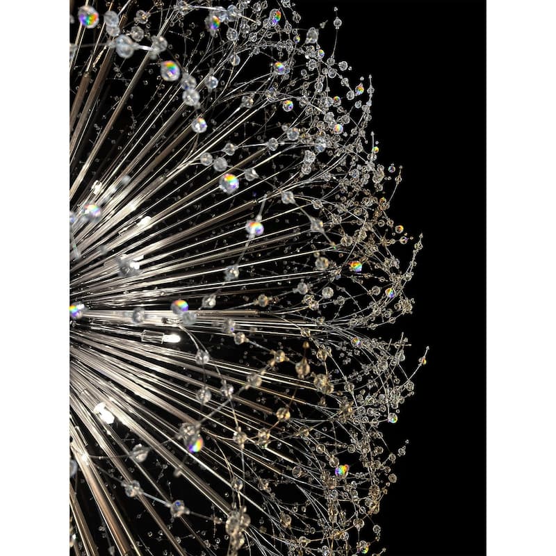 Crystal Chandelier 63" Firework Lighting Starburst Pendant light