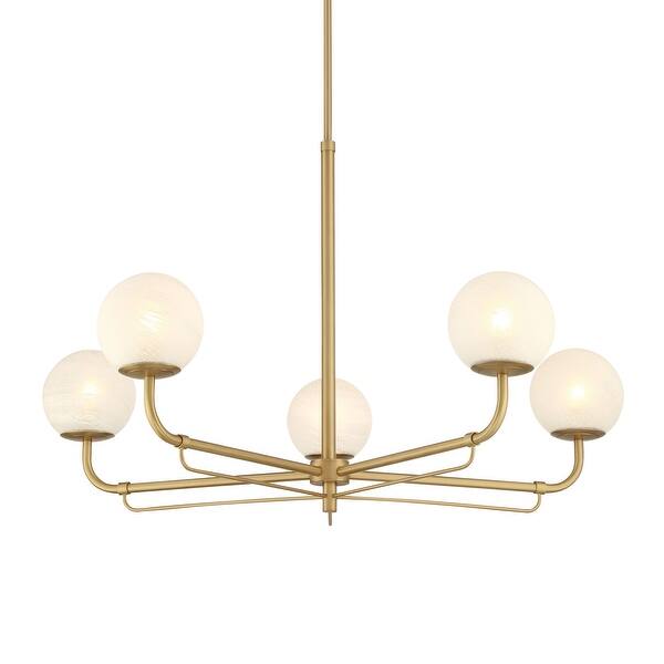 slide 2 of 8, Minka Lavery 3795 Whitehall 5 Light 38" Wide Chandelier