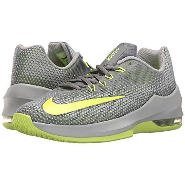 Shop Nike Kids Air Max Infuriate Basketball Big Kid Cool Grey Volt